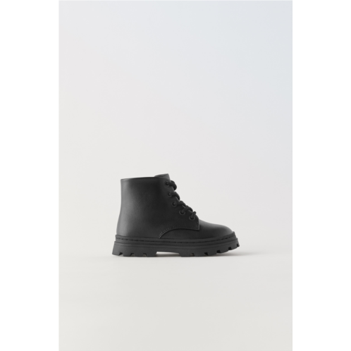Zara CHUNKY LACE-UP BOOTS