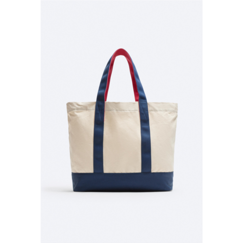 Zara CANVAS TOTE BAG