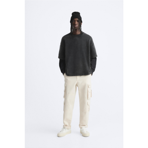 Zara RELAXED FIT CARGO PANTS