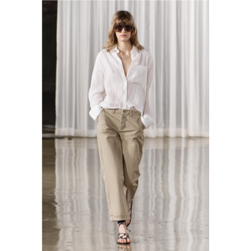Zara LOW RISE CHINO PANTS ZW COLLECTION