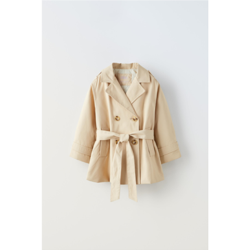 Zara QUILTED BELTED TRENCH