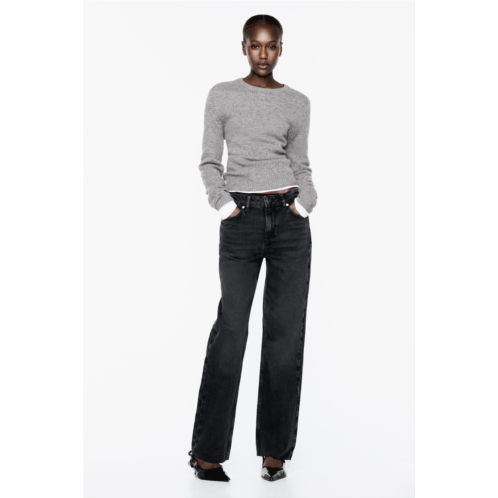 Zara MID-RISE Z1975 STRAIGHT LEG JEANS