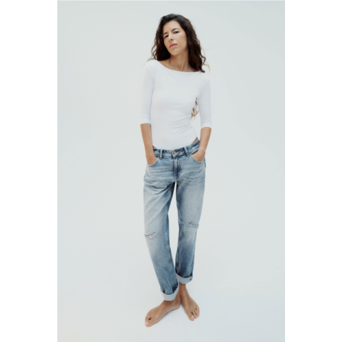 Zara LOW RISE RELAXED FIT Z1975 JEANS