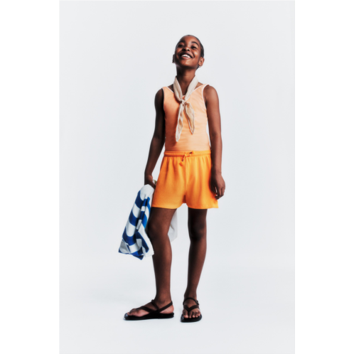 Zara 6-14 YEARS/ CONTRASTING PIPING SWIMSUIT