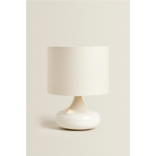 Zara SMALL TABLE LAMP WITH CERAMIC BASE