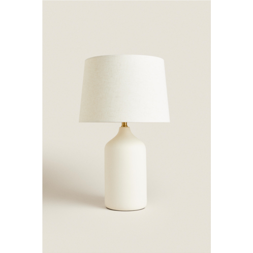 Zara TABLE LAMP WITH WHITE CERAMIC BASE