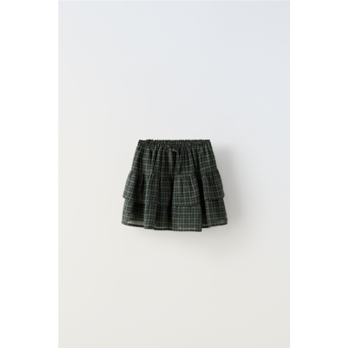 Zara PLAID SKIRT