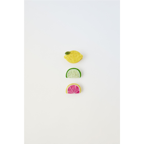 Zara THREE-PACK OF FRUIT CLIPS