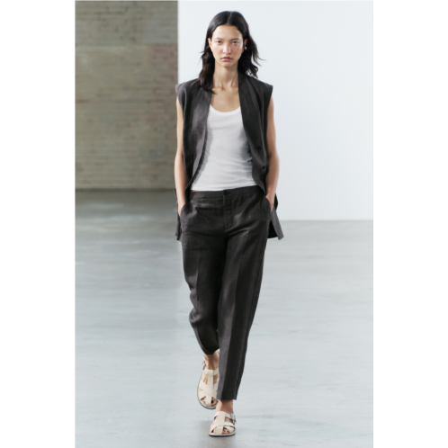Zara WASHED STRAIGHT LEG PANTS ZW COLLECTION