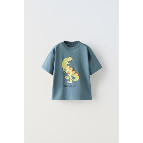 Zara DINOSAUR PRINT T-SHIRT