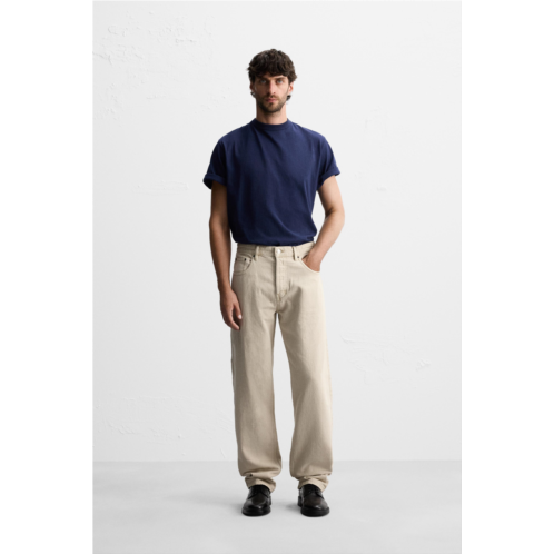 Zara STRAIGHT FIT POCKET JEANS