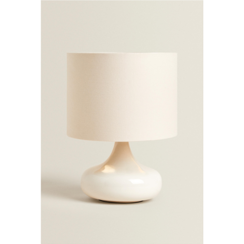 Zara SMALL TABLE LAMP WITH CERAMIC BASE