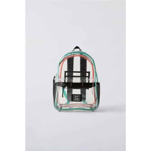 Zara VINYL BEACH BACKPACK