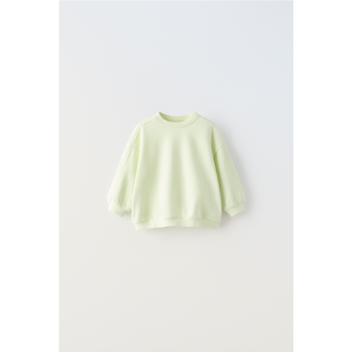 Zara BASIC SEAM DETAIL SWEATSHIRT