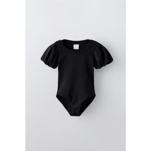 Zara BALLOON SLEEVE BODYSUIT