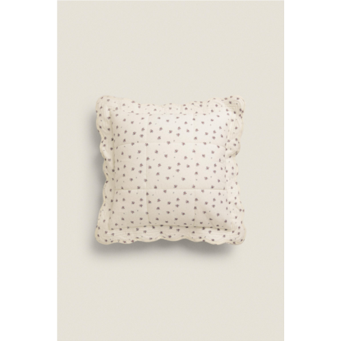Zara CHILDRENS FLORAL PRINT THROW PILLOW COVER