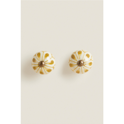 Zara FLOWER DOOR KNOB (PACK OF 2)