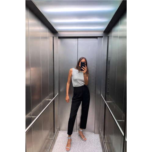 Zara PANTS WITH A HIGH WAIST