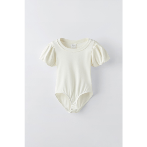 Zara BALLOON SLEEVE BODYSUIT