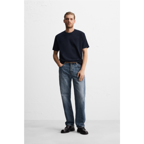 Zara BASIC KNIT T-SHIRT