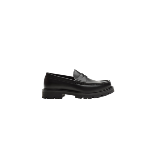 Zara LEATHER PENNY LOAFERS