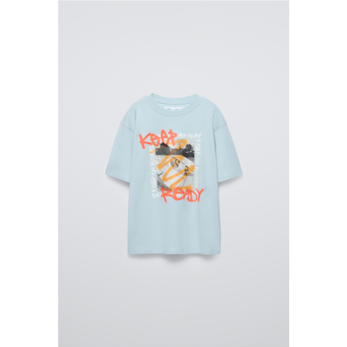 Zara GRAFFITI T-SHIRT