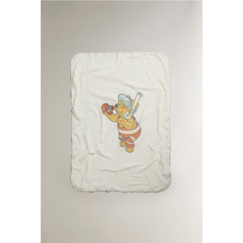 Zara CHILDRENS WINNIE THE POOH CHIFFON BLANKET