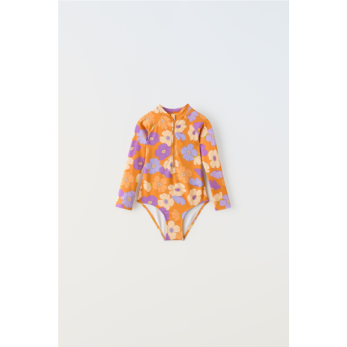 Zara 1-6 YEARS/ FLORAL SURF SWIMMING MAILLOT