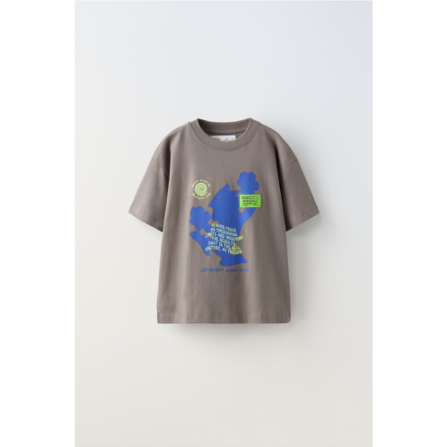 Zara LABEL TEXT T-SHIRT