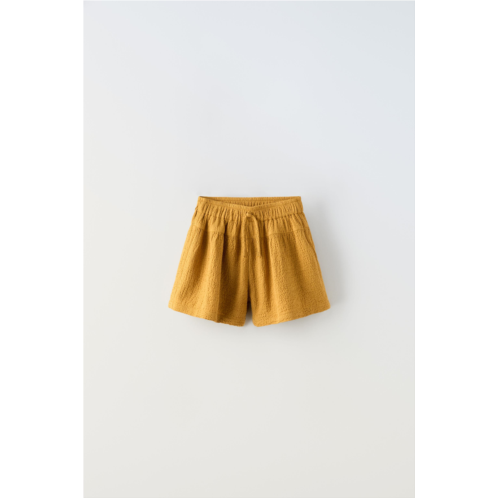 Zara RELAXED FIT STRUCTURED SHORTS