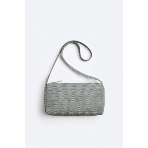 Zara WOVEN CROSSBODY BAG