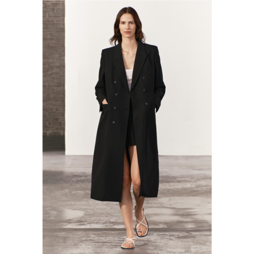 Zara TAILORED DOUBLE BREASTED COAT ZW COLLECTION