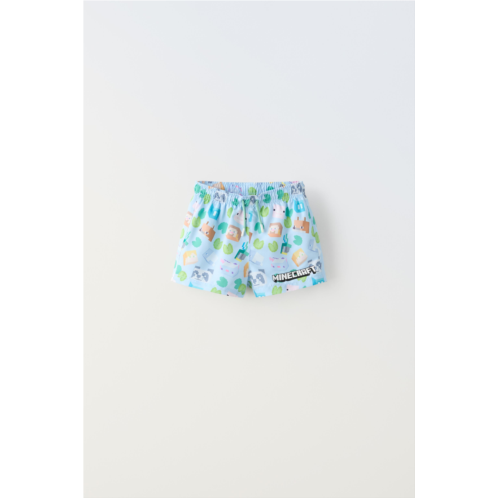 Zara 6-14 YEARS/ MINECRAFT ⓒ MOJANG AB  SWIM SHORTS