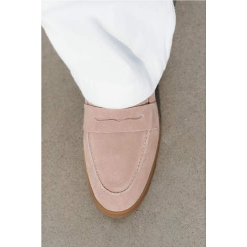 Zara SUEDE LOAFERS