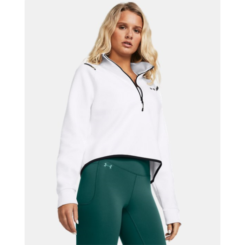 Underarmour Womens UA Unstoppable Fleece Crop ¼ Zip