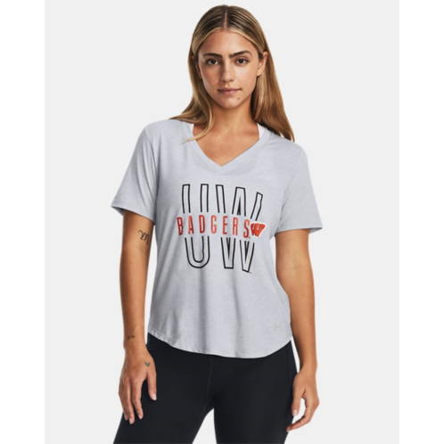 Underarmour Womens UA Breezy Jersey Collegiate V-Neck T-Shirt