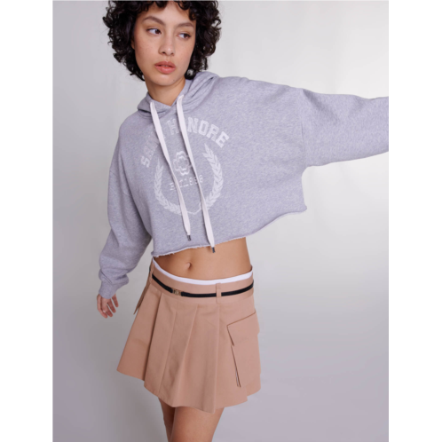 Maje Saint Honore cropped sweater