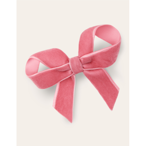 Boden Large Bow Hair Clip - Boto Pink