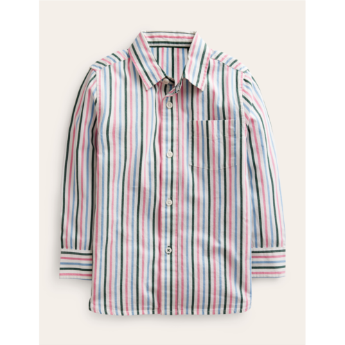 Boden Cotton Shirt - Multi Stripe