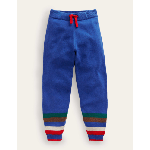Boden Knitted Trousers - Paradisico Blue