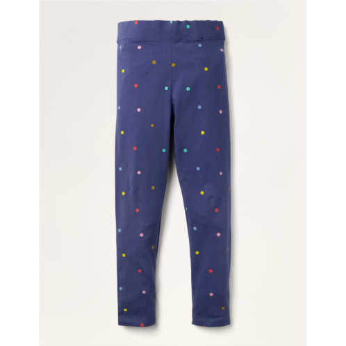 Boden Fun Leggings - Starboard Blue Confetti Spot