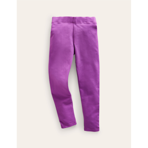 Boden Plain Leggings - Light Clover Purple