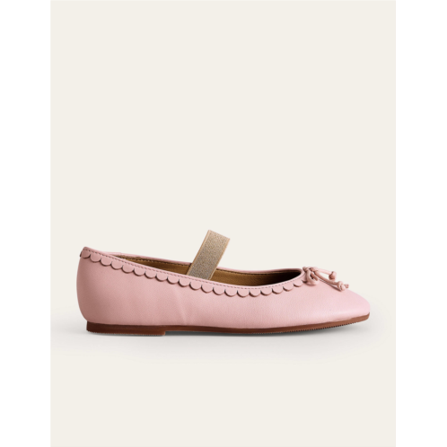 Boden Leather Ballet Flat - Provence Dusty Pink