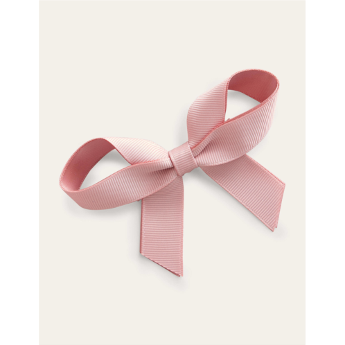 Boden Grosgrain Hair Bow - Boto Pink