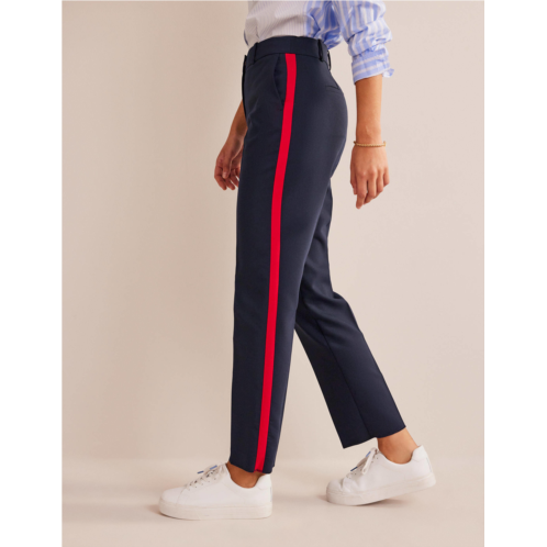 Boden Kew Side Stripe Pants - Navy w/side stripe