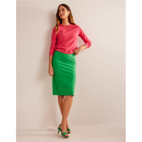 Boden Hampshire Ponte Skirt - Green Bee