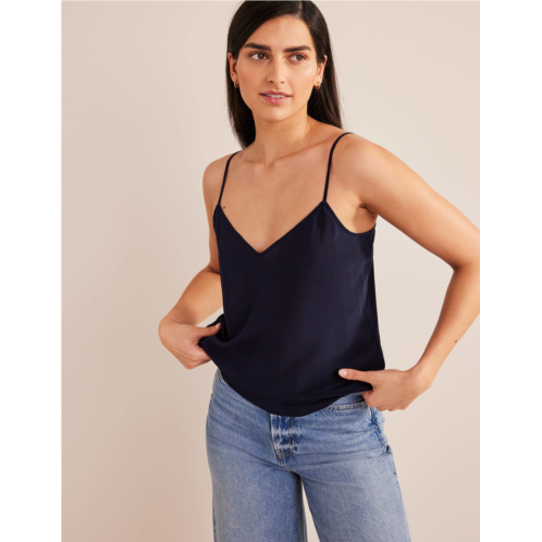 Boden Silk Cami Top - Navy