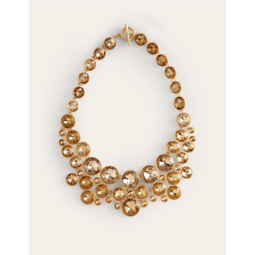 Boden Andrea Jewel Cluster Necklace - Gold