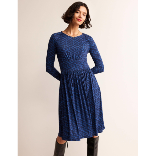 Boden Thea Short Jersey Dress - Atlantic , Reverie Small