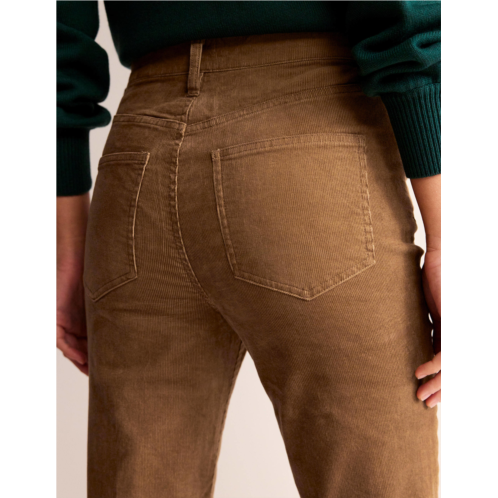 Boden Corduroy Slim Straight Jeans - Camel